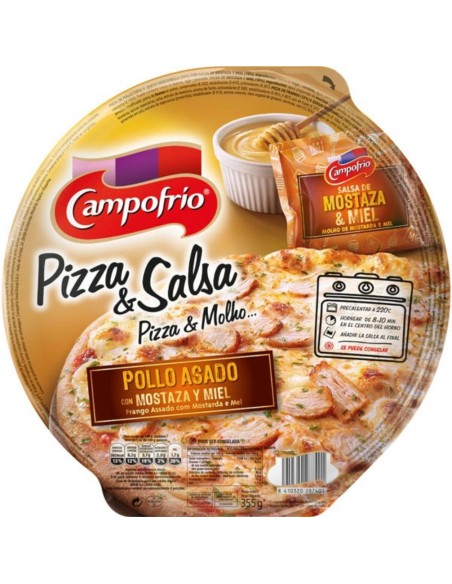 PIZZA POLLO C/MOSTAZA CAMPOFRIO 355G
