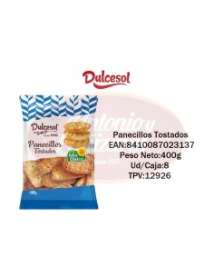 PANECILLO BRASA DULCESOL 400G