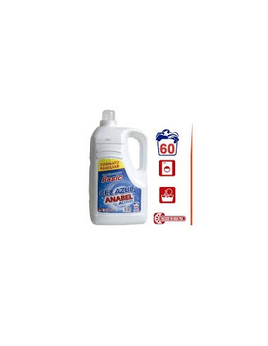 DETERGENTE LIQUIDO GEL ACTIVO ANABEL 5L