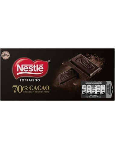 CHOCOLATE DARK 70% NETSLE 120G