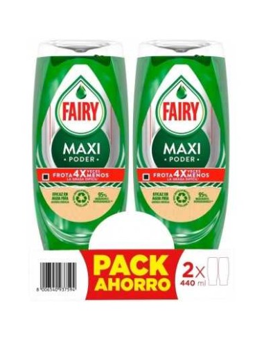 LAVAVAJILLAS FAIRY MAXIPODER 450ML