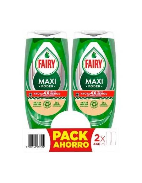 LAVAVAJILLAS FAIRY MAXIPODER 450ML