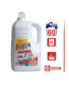 DETERGENTE LIQUIDO COLORES ANABEL 5L