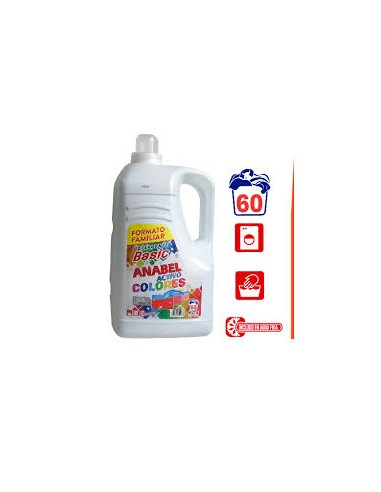 DETERGENTE LIQUIDO COLORES ANABEL 5L