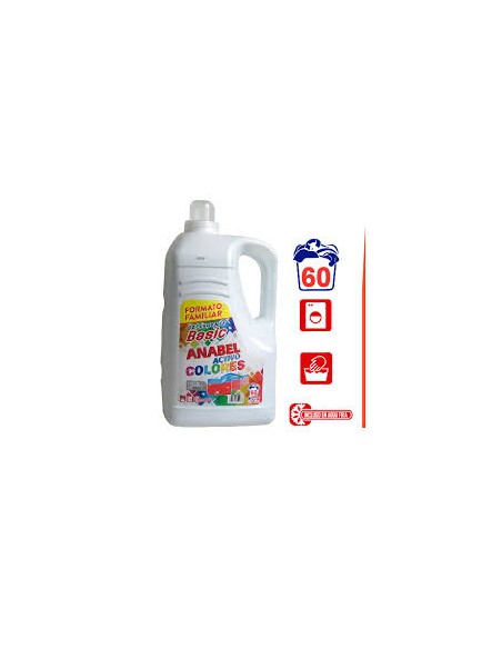 DETERGENTE LIQUIDO COLORES ANABEL 5L
