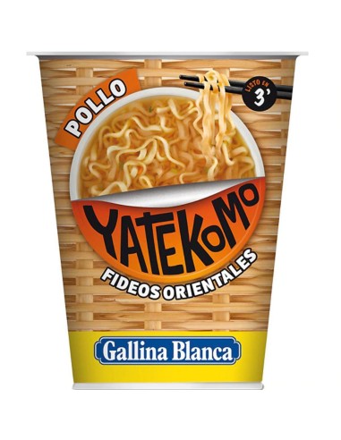 YATEKOMO POLLO GALLINA BLANCA VASO 60G
