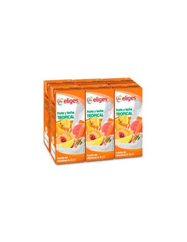 ZUMO FRUTA+LECHE TROPICAL IFA 6X200ML