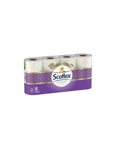 PAPEL HIGIENICO ACOLCHADO SCOTTEX 3C 8U