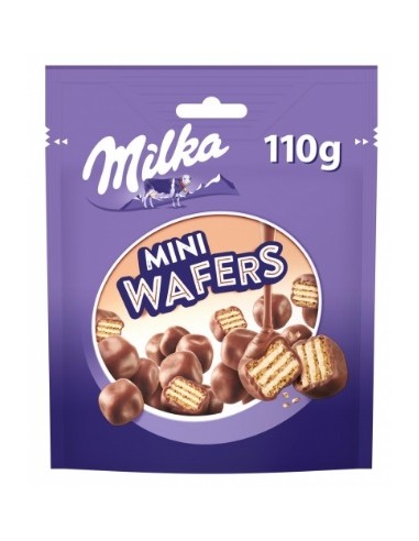 GALLETAS MINI WAFERS MILKA 110G