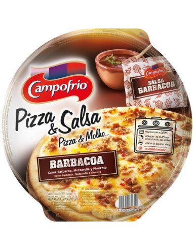 PIZZA BARBACOA CAMPOFRIO 410G