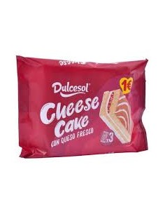 CHEESE CAKE MEDIO BAÑO DULCESOL 3U 114G