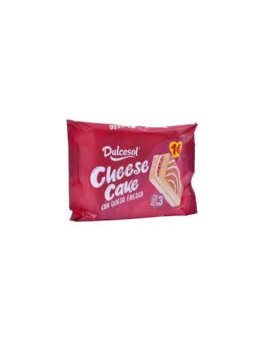 CHEESE CAKE MEDIO BAÑO DULCESOL 3U 114G