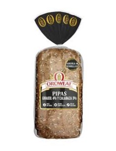 PAN OROWEAT PIPAS BIMBO 550G