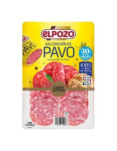 LONCHEADO SALCHICHON PAVO ELPOZO 65G