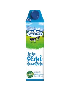 LECHE SEMIDESNATADA ASTURIANA BK/1L