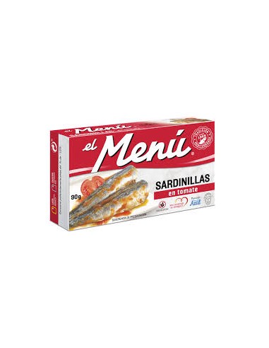 SARDINILLAS C/TOMATE MENU 90G