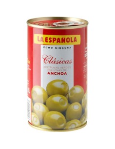 ACEITUNAS CON ANCHOA LA ESPAÑOLA LATA 350G