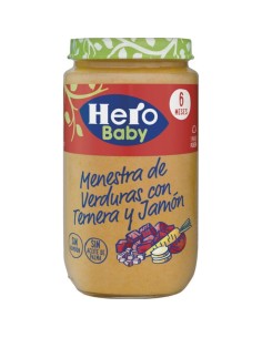 POTITO MENESTRA VERDURA CON TERNERA Y JAMON HERO 235G
