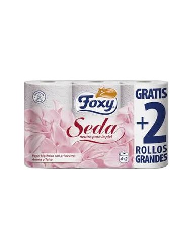 PAPEL HIGIENICO FOXY SEDA 3C 6UX111G