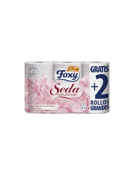 PAPEL HIGIENICO FOXY SEDA 3C 6UX111G