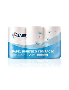 PAPEL HIGIENICO COMPACTO BLANCO IFA 2C 12U