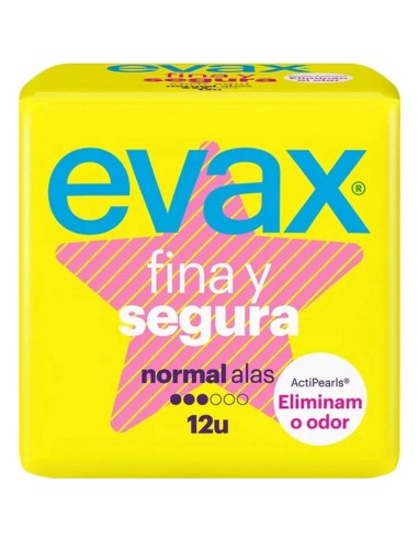 COMPRESA EVAX FINA SEGURA NORMAL ALAS 12U