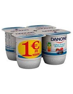 YOGUR FRUTAS BOSQUE  DANONE 4X120G