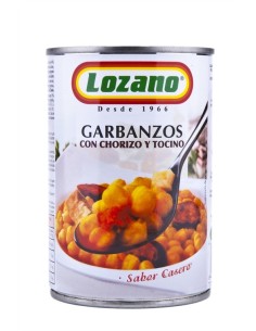 GARBANZOS CHOR/TOC. LOZANO 425G