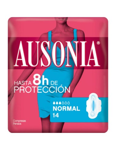 COMPRESA AUSONIA AIR DRY ULTRAFINA NORMAL 14U