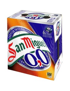 CERVEZA SAN MIGUEL 0.0 BOTELLIN 6X25CL