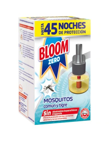 INSECTICIDA BLOOM REC. ELECT. ZERO LIQUIDO 45...