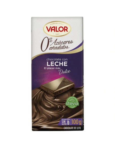 CHOCOLATE CON LECHE S/A VALOR 100G