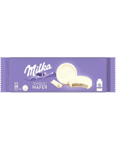 GALLETAS MILKA CHOCO-WHITE WAFER 180G