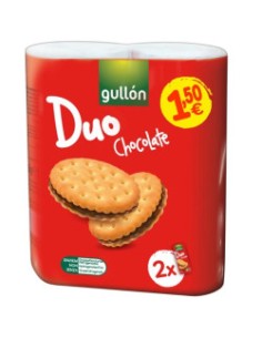 GALLETAS GULLON DUO CHOC 2X145G