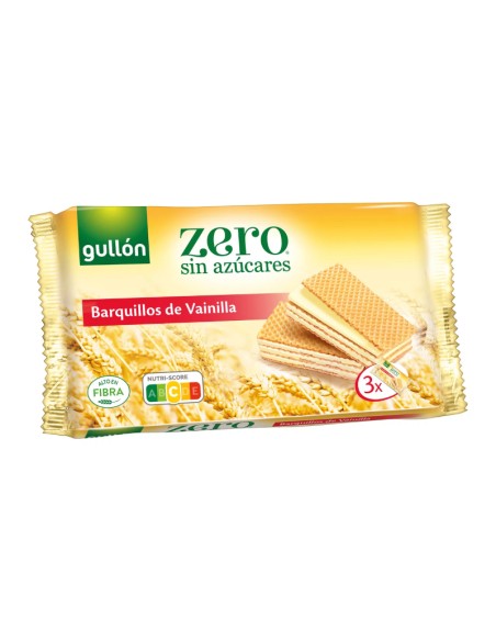 BARQUILLO VAINILLA ZERO GULLON 180G