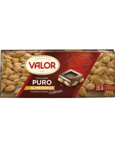 CHOCOLATE VALOR PURO ALMENDRA 250G