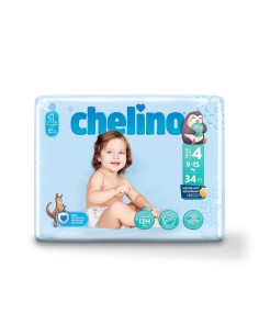 PAÑALES CHELINO TALLA 4 34U