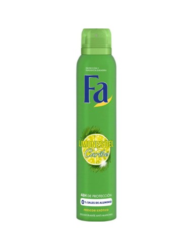 DESODORANTE LIMONES DEL CARIBE FA  200ML 