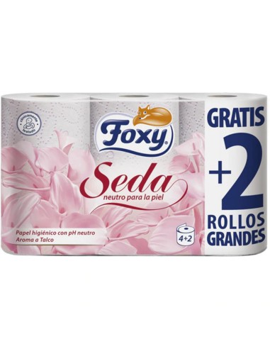 PAPEL HIGIENICO FOXY SEDA 3C 6UX111G