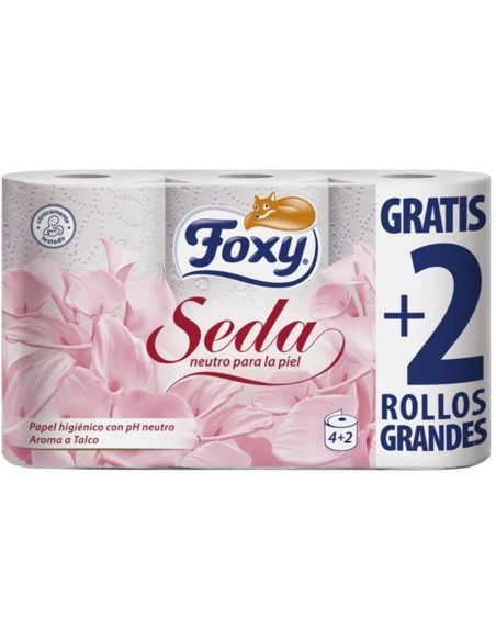 PAPEL HIGIENICO FOXY SEDA 3C 6UX111G