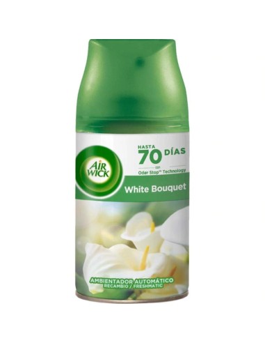 AMBIENTADOR AIR WICK WHITE BOUQUET SP/250ML