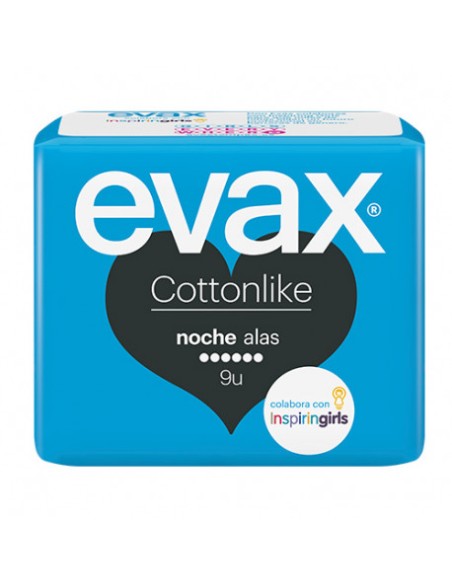 COMPRESA EVAX COTTONLIKE NOCHE 9U