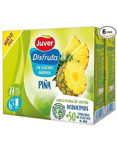 DISFRUTA PIÑA JUVER P6X200ML