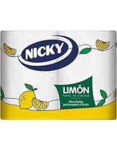 PAPEL COCINA MAXI LIMON NICKY  2U 2
