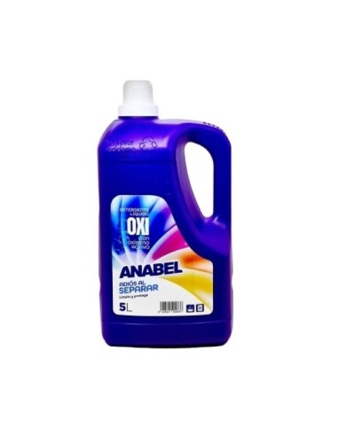 DETERGENTE LIQUIDO OXIGENO ACTIVO ANABEL 60D 5L