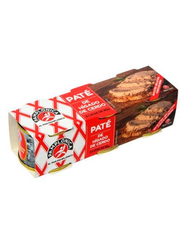 PATE DE HIGADO PAMPLONICA 3X80G