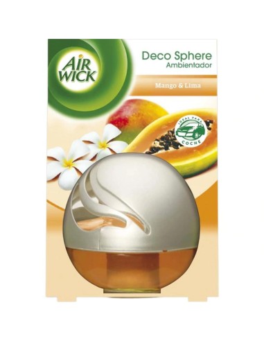 AMBIENTADOR AIR WICK DECOSPHERE MANGO&LIMA 75ML