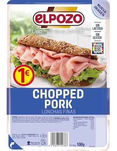 LONCH. CHOPPED PORK ELPOZO 100G