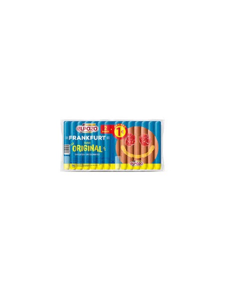 SALCHICHAS FRANKFURT ELPOZO 2X140G