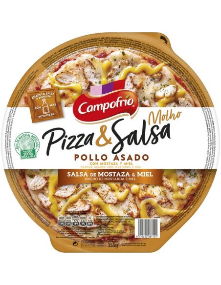 PIZZA POLLO C/MOSTAZA CAMPOFRIO 355G